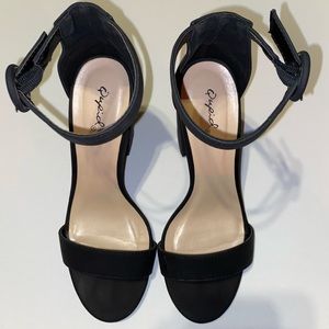 Black heels